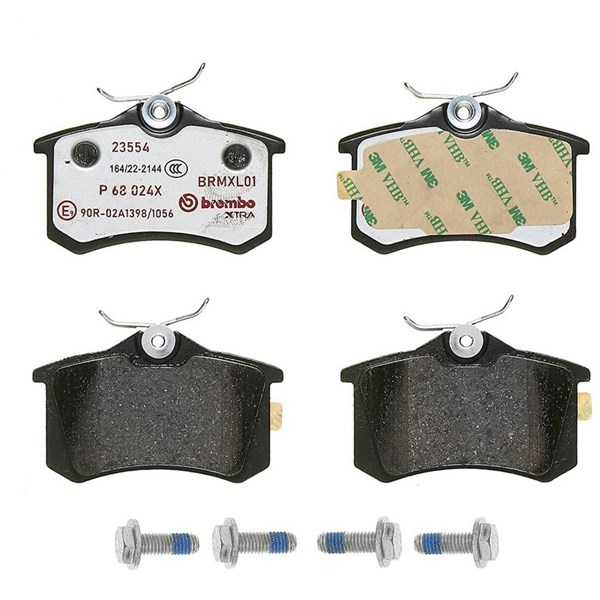 Bromsbeläggsats, Bakaxel Brembo P 68 024X BREMBO Bromsbeläggsats, Bakaxel Brembo P 68 024X BREMBO
