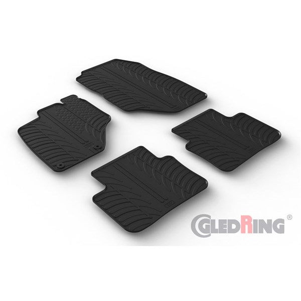 Gummimatta, kupé Peugeot 5008 III Hybrid, Fram eller bak GledRing