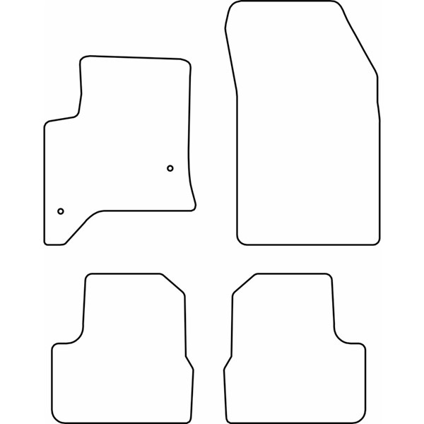 Textilmatta, kupé Jeep Avngr,Fiat 600,AR Junior(Hbrd), Fram eller AutoStyle Textilmatta, kupé Jeep Avngr,Fiat 600,AR Junior(Hbrd), Fram eller AutoStyle