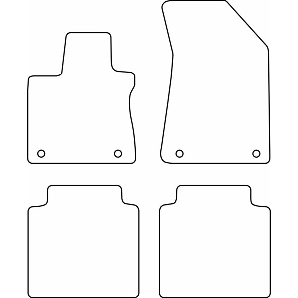 Textilmatta, kupé MG (E)HS II, Fram eller bak AutoStyle Textilmatta, kupé MG (E)HS II, Fram eller bak AutoStyle