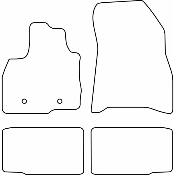 Textilmatta, kupé Dacia Duster III Mild Hybrd (TCe), Fram eller b AutoStyle Textilmatta, kupé Dacia Duster III Mild Hybrd (TCe), Fram eller b AutoStyle
