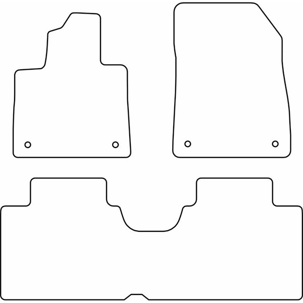 Textilmatta, kupé Smart #1 EV, Fram eller bak Autostyle TM SM508V AutoStyle