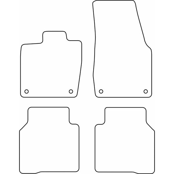 Textilmatta, kupé Volkswagen ID.7 incl. Tourer, Fram eller bak Au AutoStyle Textilmatta, kupé Volkswagen ID.7 incl. Tourer, Fram eller bak Au AutoStyle
