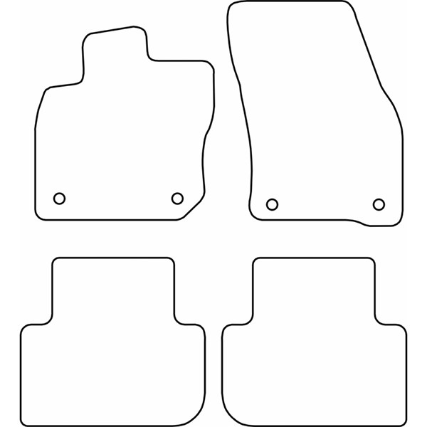 Textilmatta, kupé Volkswagen Tiguan III (CT1) eTSi, Fram eller ba AutoStyle Textilmatta, kupé Volkswagen Tiguan III (CT1) eTSi, Fram eller ba AutoStyle