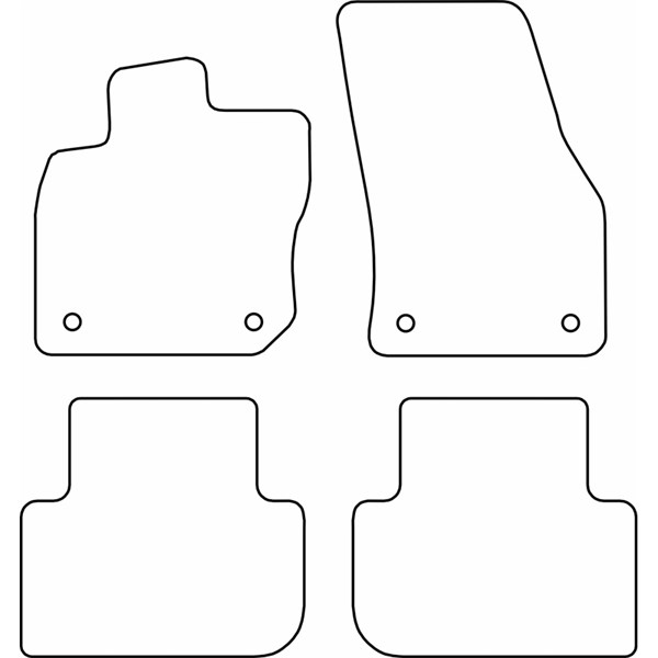 Textilmatta, kupé VW Tiguan III (CT1), Fram eller bak Autostyle T AutoStyle Textilmatta, kupé VW Tiguan III (CT1), Fram eller bak Autostyle T AutoStyle