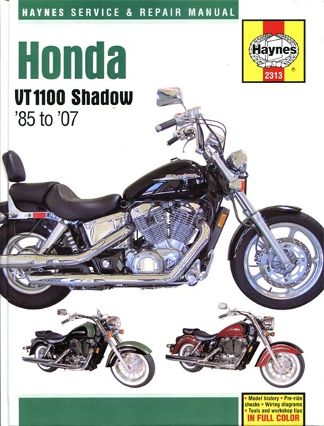 Haynes Reparationshandbok, Honda Shadow VT1100 Shadow, 85-07 Hayn Haynes