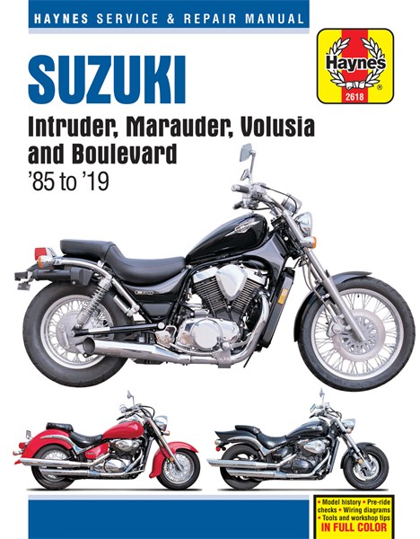 Haynes Reparationshandbok, Suzuki Intruder ,Marauder, 85-19 Hayne Haynes