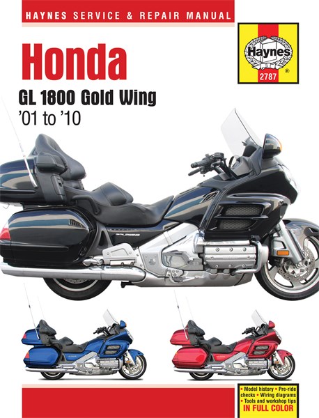 Haynes Reparationshandbok, Honda GL1800 Gold Wing (01-10) Haynes Haynes Haynes Reparationshandbok, Honda GL1800 Gold Wing (01-10) Haynes Haynes
