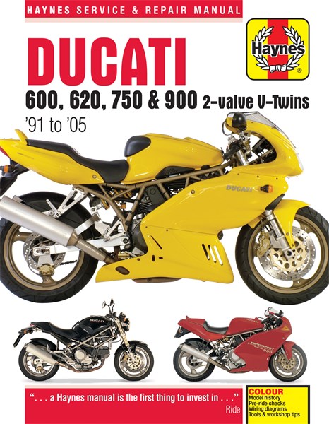 Haynes Reparationshandbok, Ducati 600,620, 750 & 900, 91-05 Hayne Haynes Haynes Reparationshandbok, Ducati 600,620, 750 & 900, 91-05 Hayne Haynes