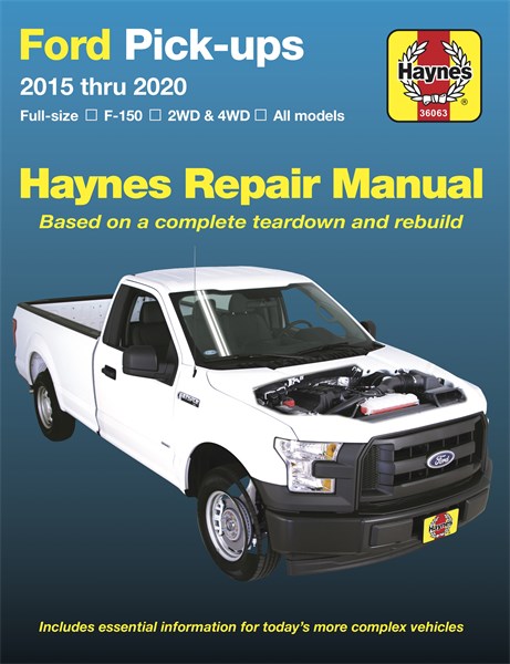 Haynes Reparationshandbok, Ford F-150, 2015-2017 Haynes SV36063 Haynes