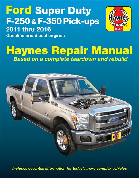 Haynes Reparationshandbok, Ford F-250 & F-350 SD, 2011-2016 Hayne Haynes