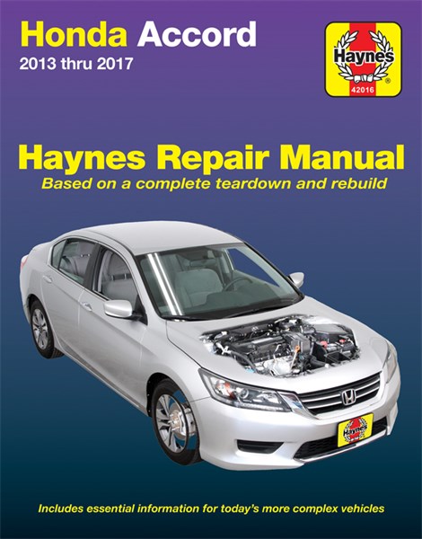 Haynes Reparationshandbok, Honda Accord (13-17) Haynes SV42016 Haynes