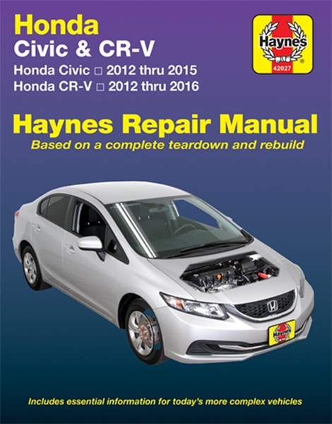 Haynes Reparationshandbok, Honda Civic, CR-V Haynes SV42027 Haynes