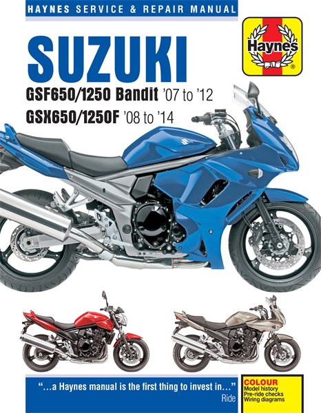 Haynes Reparationshandbok, Suzuki GSF & GSX 650/1250 Haynes SV479 Haynes Haynes Reparationshandbok, Suzuki GSF & GSX 650/1250 Haynes SV479 Haynes