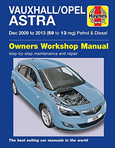 Haynes Reparationshandbok, Vauxhall / Opel Astra 2009-13 Haynes S Haynes
