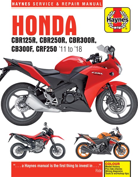 Haynes Reparationshandbok, Honda CBR/CB/CRF 11-18 Haynes SV5919 Haynes