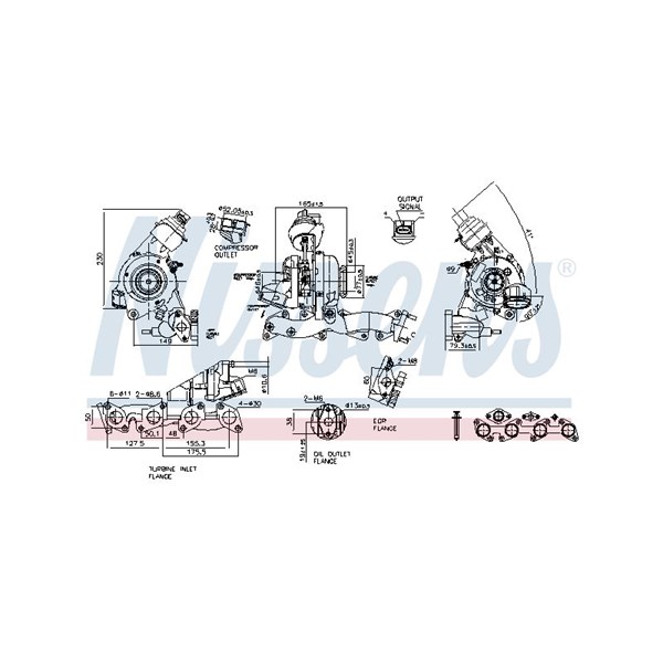 Turbo Nissens 93126 NISSENS