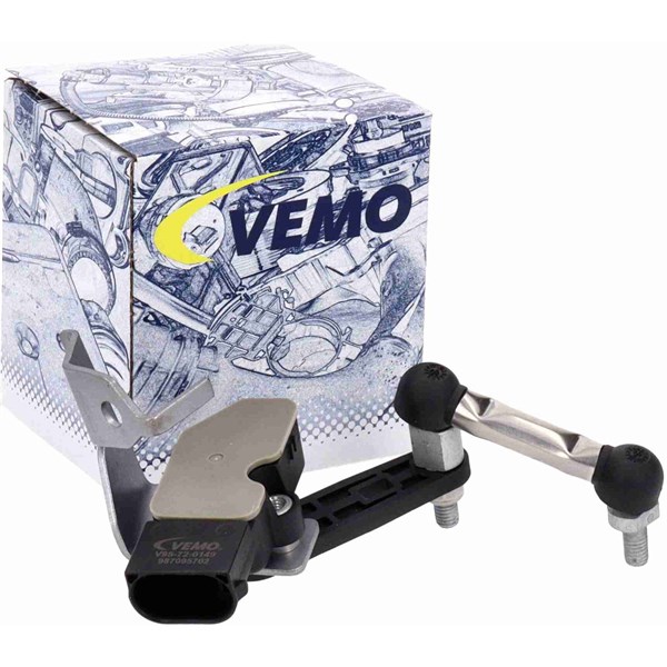 Sensor, lysviddsreglering, Vänster fram Vemo V95-72-0149 VEMO