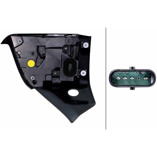 Baklykta 12V, Vänster Hella 2SD 015 341-931 HELLA