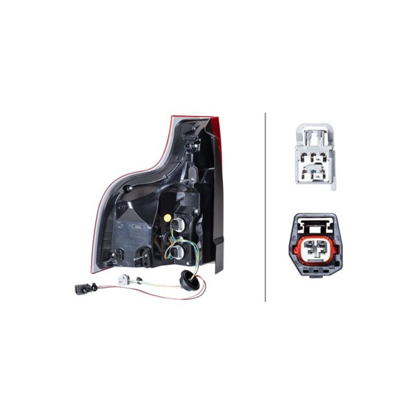Baklykta 12V, Höger Hella 2SK 011 065-041 HELLA Baklykta 12V, Höger Hella 2SK 011 065-041 HELLA