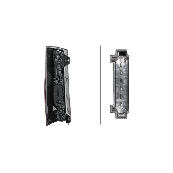 Baklykta 12V, Höger Hella 2SK 013 252-221 HELLA