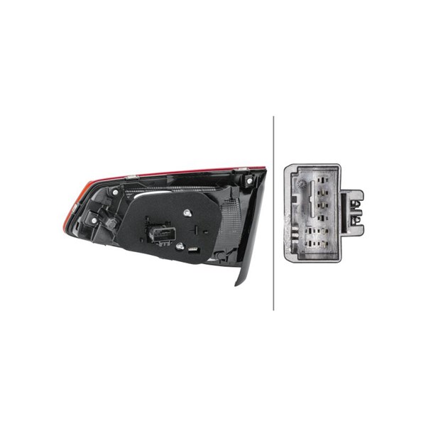 Baklykta 12V, Vänster Hella 2TZ 011 890-071 HELLA