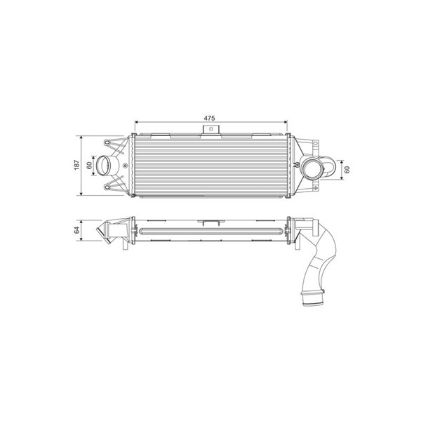 Intercooler Valeo 818390 VALEO