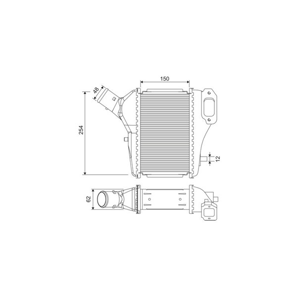 Intercooler Valeo 822902 VALEO