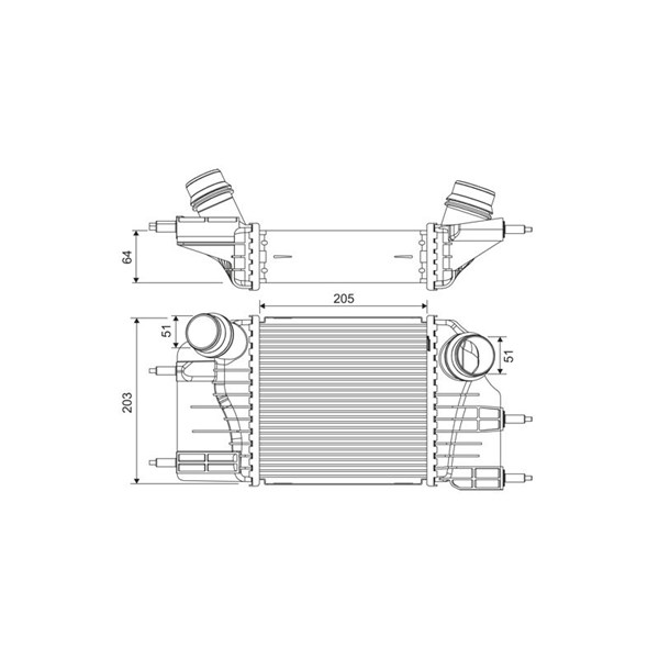Intercooler Valeo 822908 VALEO