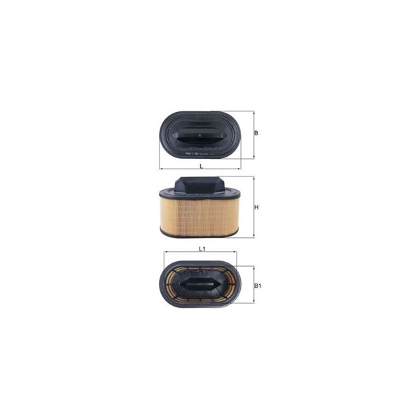 Luftfilter Mahle LX 2966 MAHLE Luftfilter Mahle LX 2966 MAHLE