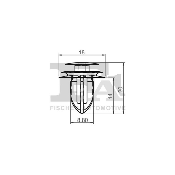 Clip, list Fa1 21-40035.10 FA1 Clip, list Fa1 21-40035.10 FA1