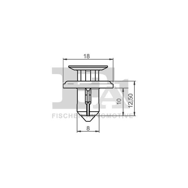 Clip, list Fa1 75-30006.5 FA1