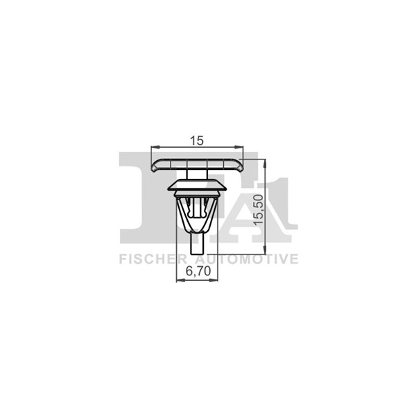 Clip, list Fa1 77-40003.10 FA1