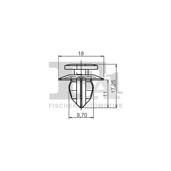 Clip, list Fa1 77-40021.10 FA1 Clip, list Fa1 77-40021.10 FA1