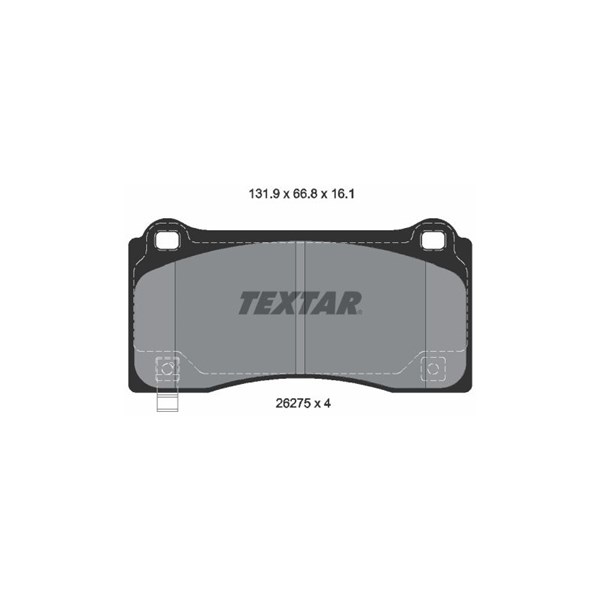 Bromsbeläggsats, Framaxel Textar 2627501 TEXTAR