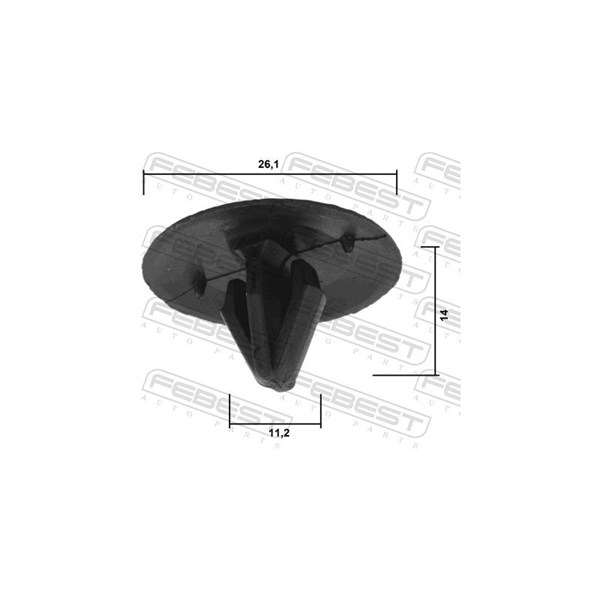 Clip, list Febest 88570-186 FEBEST Clip, list Febest 88570-186 FEBEST