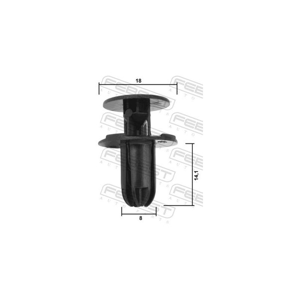 Clip, list Febest 88570-200 FEBEST Clip, list Febest 88570-200 FEBEST