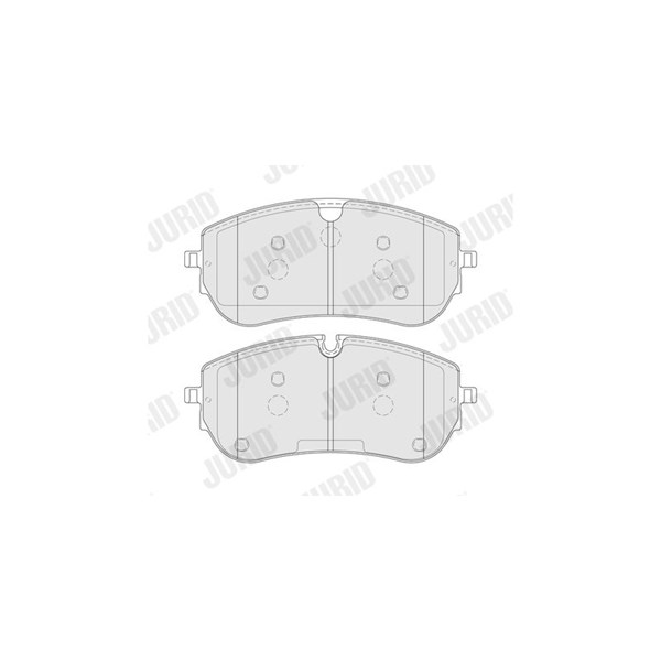 Bromsbeläggsats, Framaxel Jurid 574202J JURID