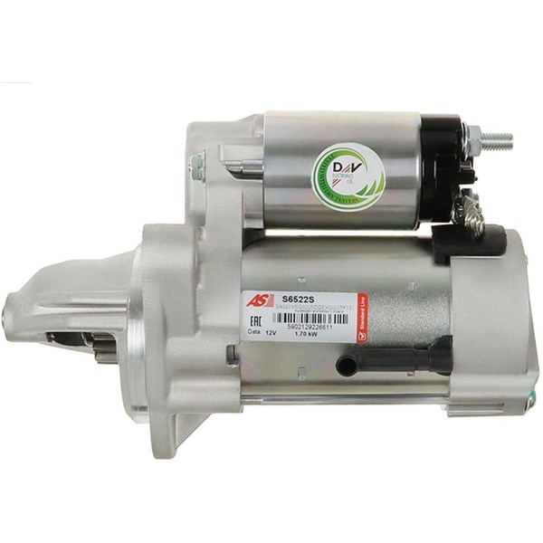 Startmotor 12V As-pl S6522S AS-PL Startmotor 12V As-pl S6522S AS-PL