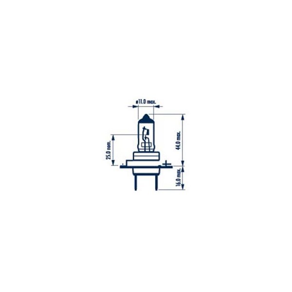 Halogenlampa Navra Range Power150 H7 PX26d NARVA