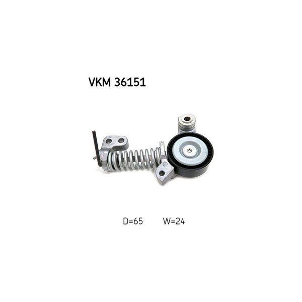 Remsträckare, Drivrem, Mitt Skf VKM 36151 SKF
