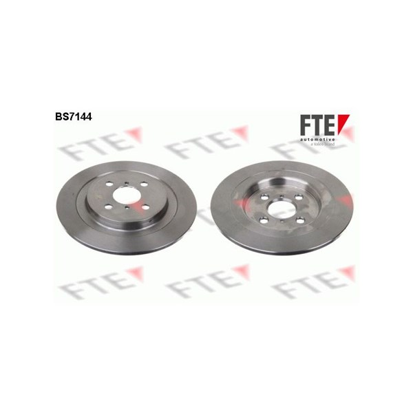 Bromsskiva Solid, Bakaxel Fte 9072270 FTE