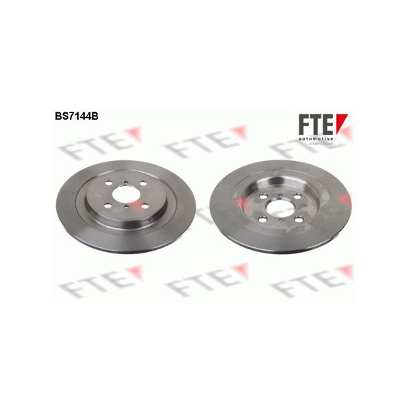 Bromsskiva Solid, Bakaxel Fte 9082190 FTE