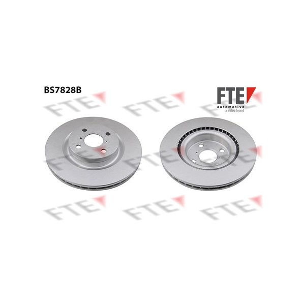 Bromsskiva Ventilerad, Framaxel Fte 9082280 FTE