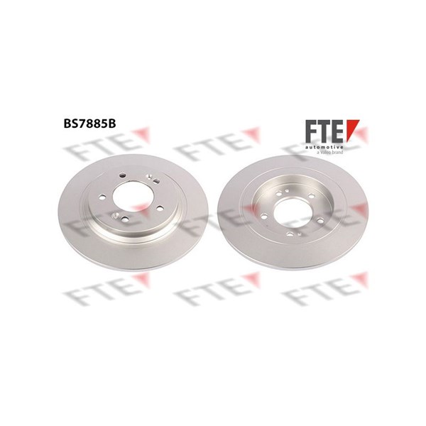 Bromsskiva Solid, Bakaxel Fte 9082636 FTE