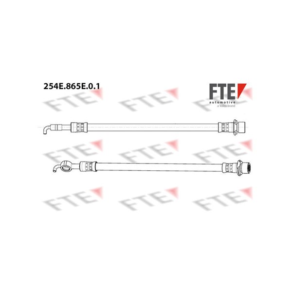 Bromsslang, Bakaxel, Ytter, På bromsok Fte 9240417 FTE