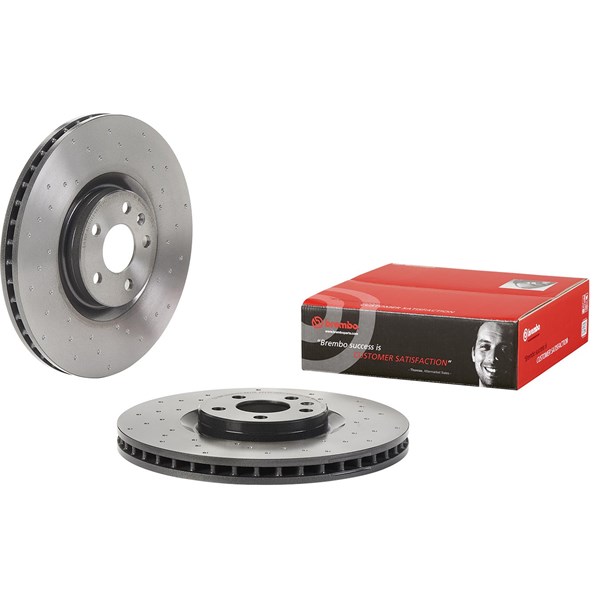 Bromsskiva Hålad/ventilerad, Framaxel Brembo 09.C936.1X BREMBO