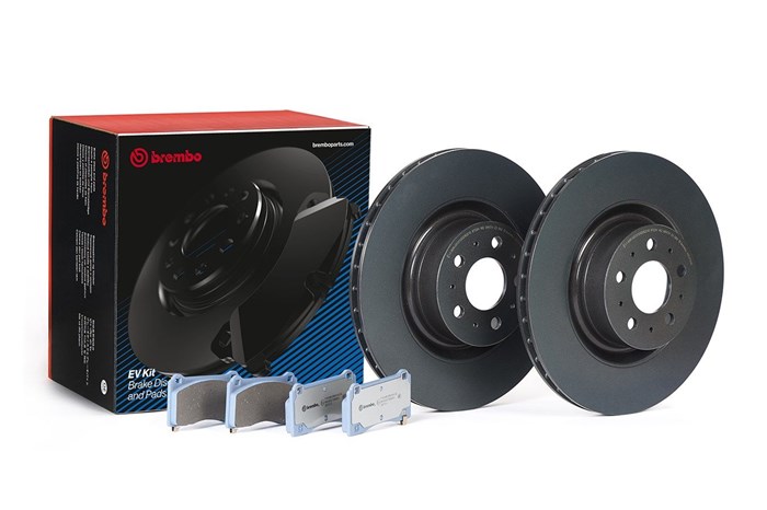 Bromssats, Skivbroms Ventilerad, Framaxel Brembo KT 08 042 BREMBO