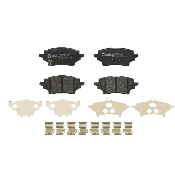 Bromsbeläggsats, Bakaxel Brembo P 83 178 BREMBO