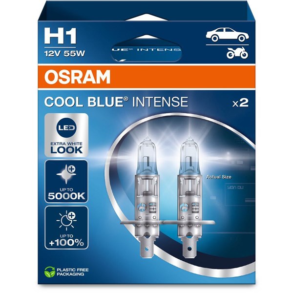Halogenlampa Osram Cool Blue Intense(Next Gen) H1 P14.5s Osram 64 OSRAM